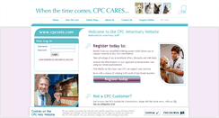 Desktop Screenshot of cpcvets.com