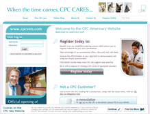 Tablet Screenshot of cpcvets.com